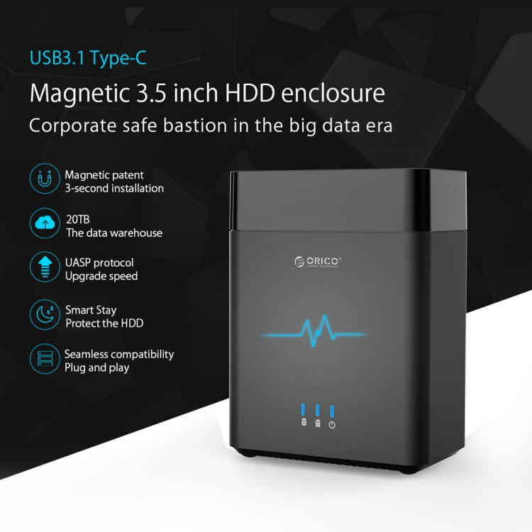 Boîtier de disque dur USB-C 3,5 pouces pour gaming