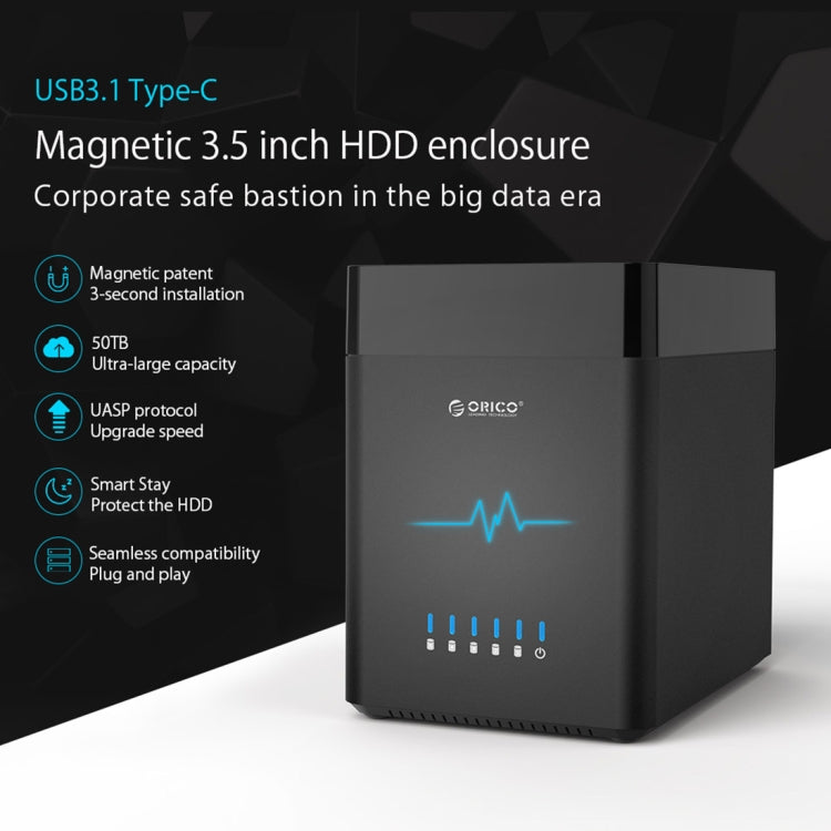 Boîtier de disque dur USB-C 5 baies pour PC Gaming