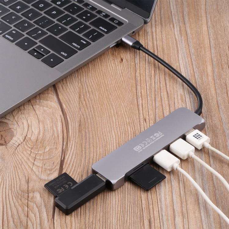 Station d'accueil Type-C 6 en 1 pour PC Gaming et