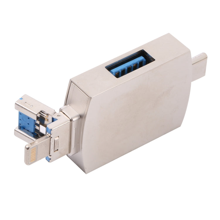 Adaptateur multifonction 8 en 1 Type-C pour PC et gaming