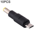 Connecteurs d'alimentation CC micro USB 5,5 x 2,5 mm pour PC