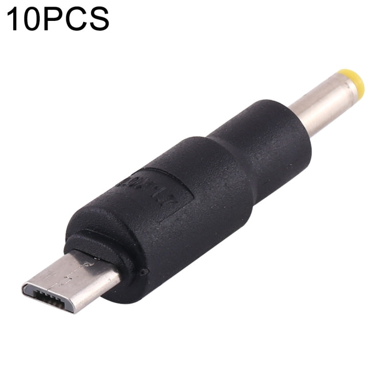 10 Micro USB DC Power Connectors 4.0 x 1.7 mm., 4.0 x 1.7mm
