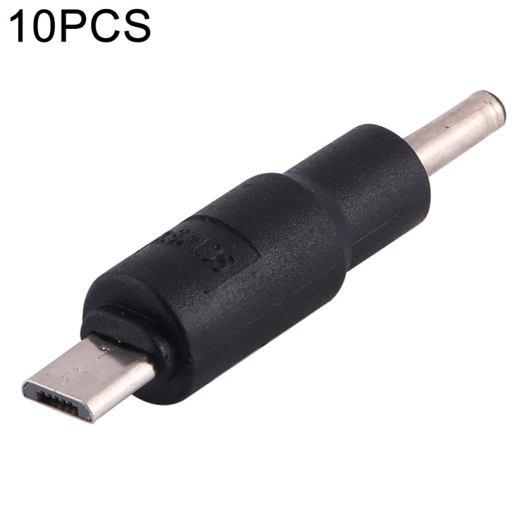 10 Micro USB DC Power Connectors 3.5 x 1.35 mm, 3.5 x 1.35mm