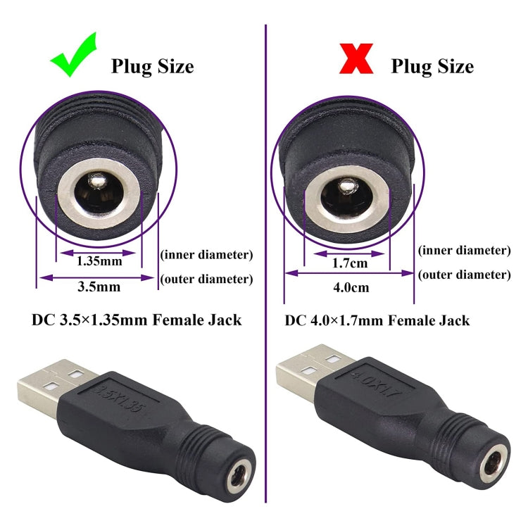 Connecteurs d'alimentation CC 3,5 x 1,35 mm pour PC Gaming
