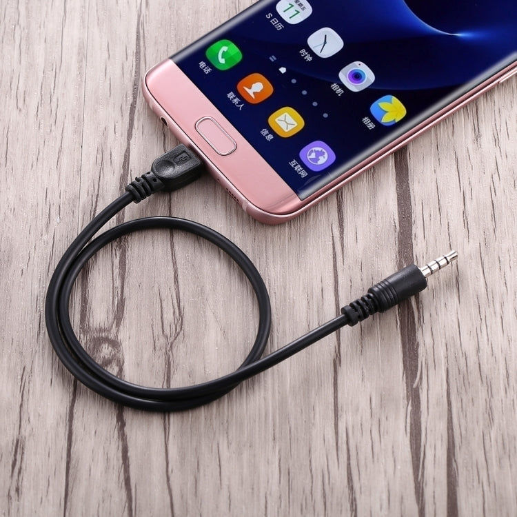 Câble audio AUX 3,5 mm vers Micro USB pour PC Gaming 40 cm