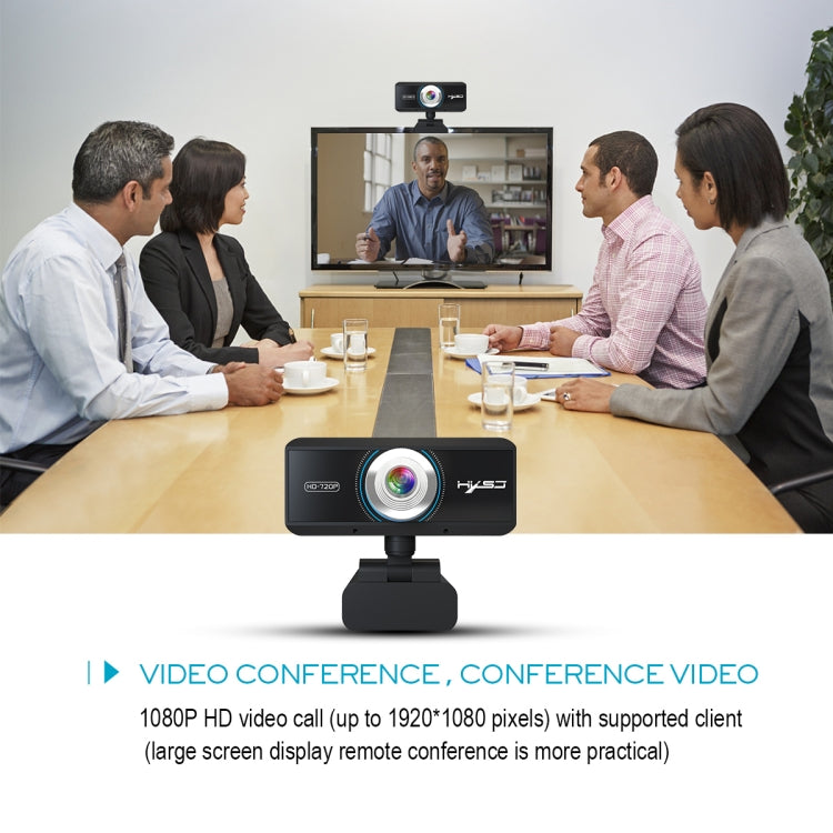 HXSJ S4 1080P HD Webcam with Microphone for Gaming PC