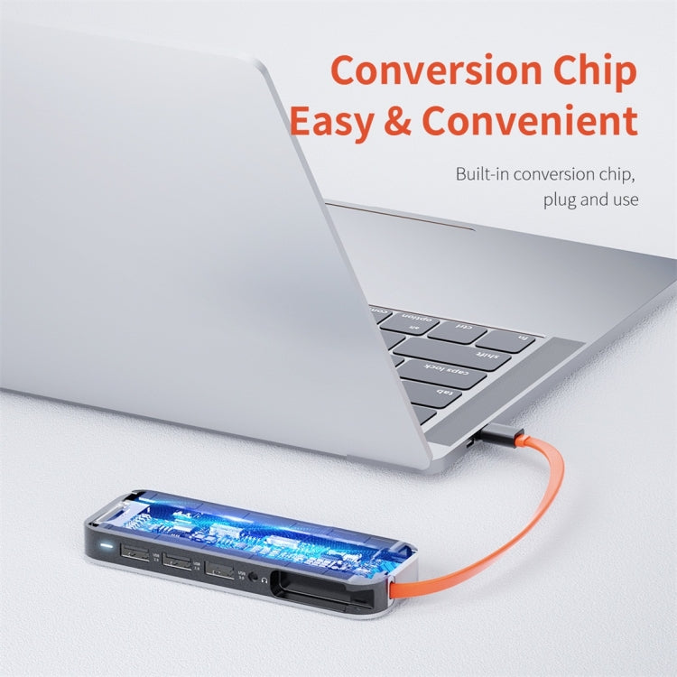 10-in-1 Type-C Hub Adapter for Gaming and Multimedia PCs