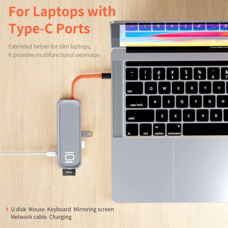 10-in-1 Type-C Hub Adapter for Gaming and Multimedia PCs
