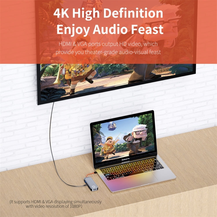 10-in-1 Type-C Hub Adapter for Gaming and Multimedia PCs