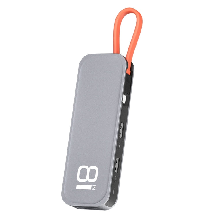 Adaptateur HUB 8 en 1 Type-C pour PC Gaming et HDMI