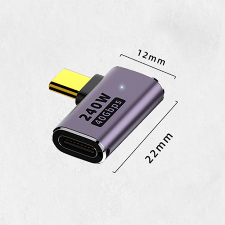 Adaptateur Gaming USB-C 40 Gbit/s avec Lumière 240 W