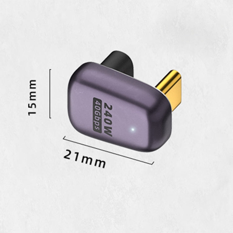Adaptateur USB-C 240W U-Type pour PC et gaming 40 Gbit/s