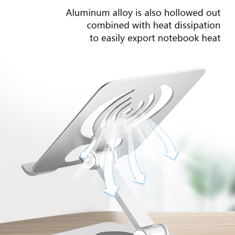 Support gaming rotatif pliable en aluminium pour PC et