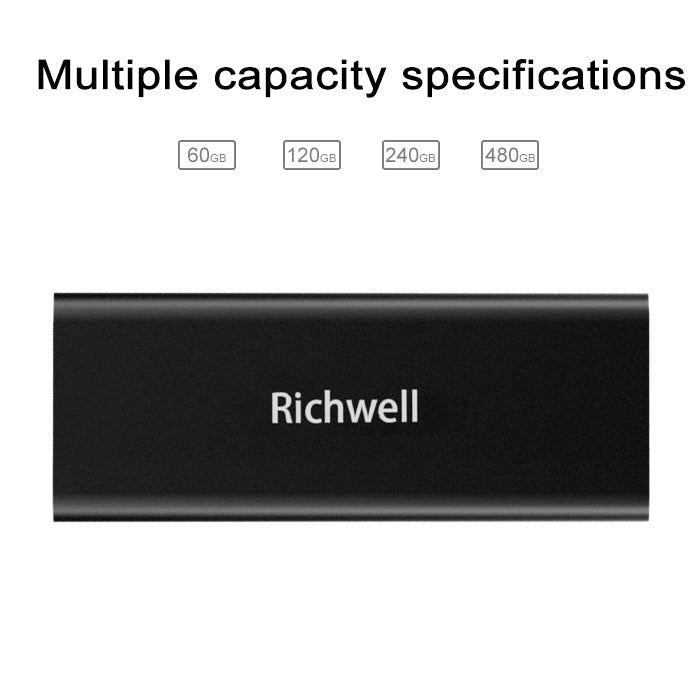 Richwell SSD R280-SSD-240GB 240GB Mobile Hard Drive for Desktop PC, 240GB