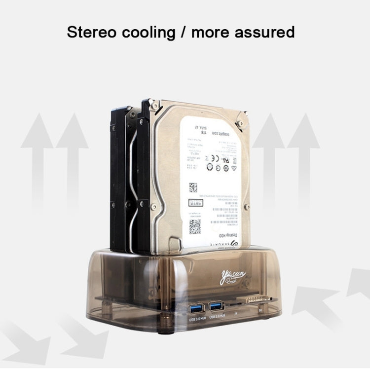 Dual SATA USB 3.0 Hard Drive Enclosure for PC up to 16TB