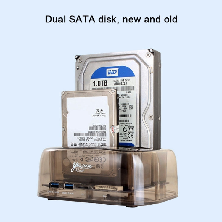 Dual SATA USB 3.0 Hard Drive Enclosure for PC up to 16TB