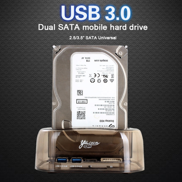 Dual SATA USB 3.0 Hard Drive Enclosure for PC up to 16TB