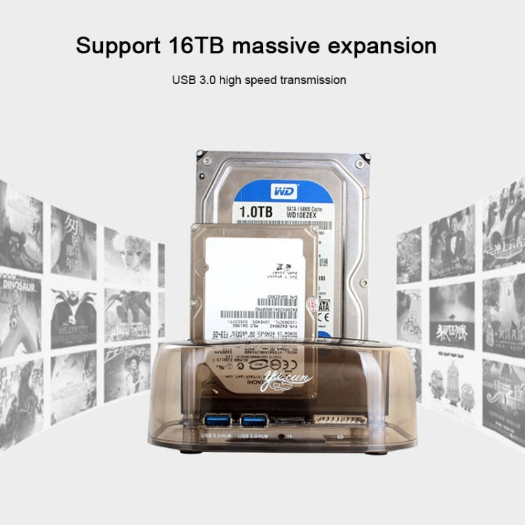 Dual SATA USB 3.0 Hard Drive Enclosure for PC up to 16TB