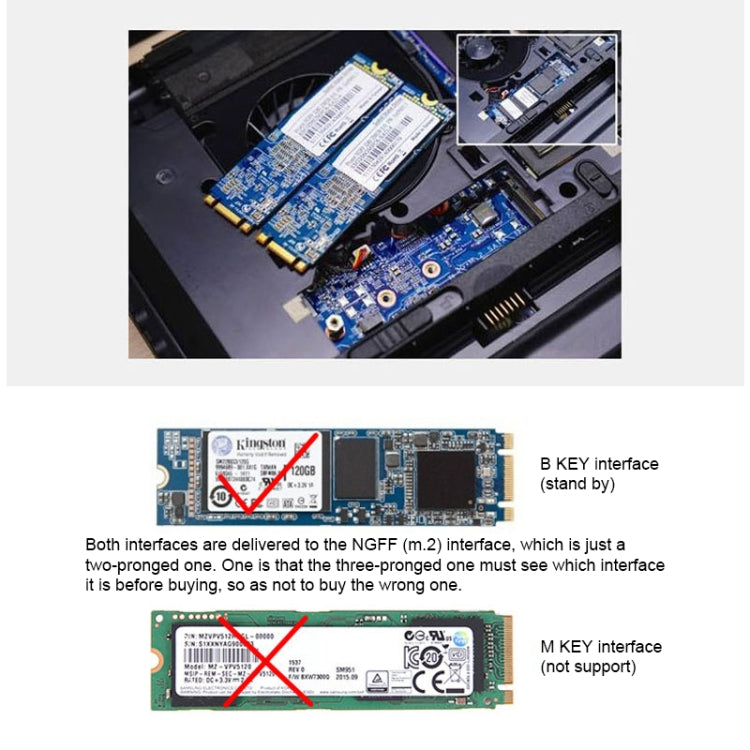 M.2 NGFF to SATA III 2.5 inch Adapter for Gaming PC