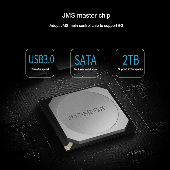 Boîtier Disque Dur SATA 2,5" USB 3.0 - Compatible 2 To