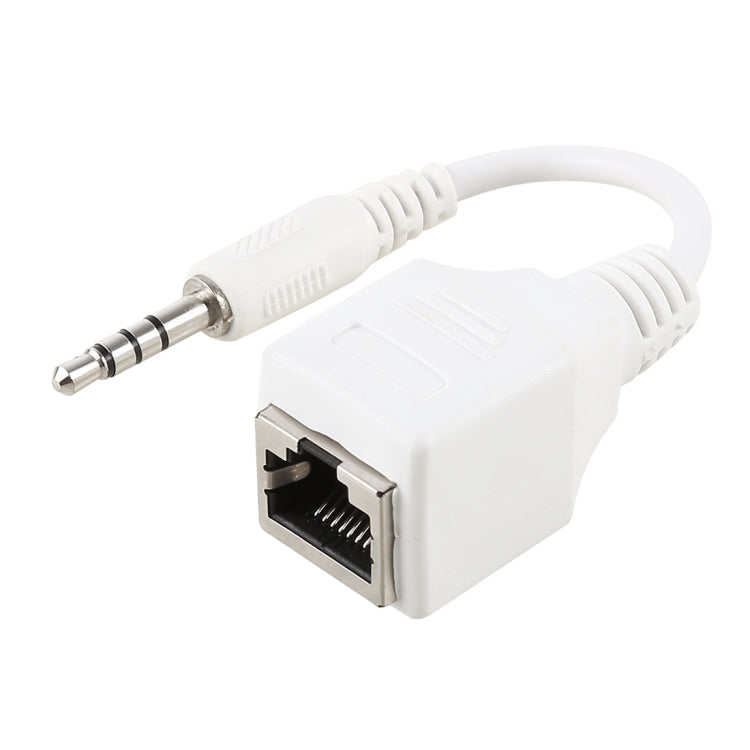 Adaptateur RJ45 vers 3,5 mm pour audio et réseau PC