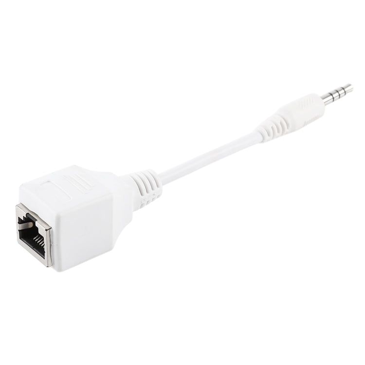 Adaptateur RJ45 vers 3,5 mm pour audio et réseau PC