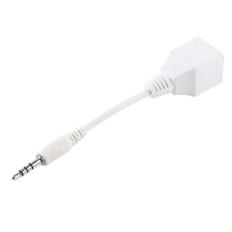 Adaptateur RJ45 vers 3,5 mm pour audio et réseau PC