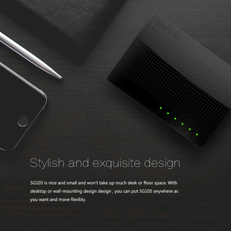 Switch Ethernet Tenda SG105 5 Ports Gigabit pour PC Gaming