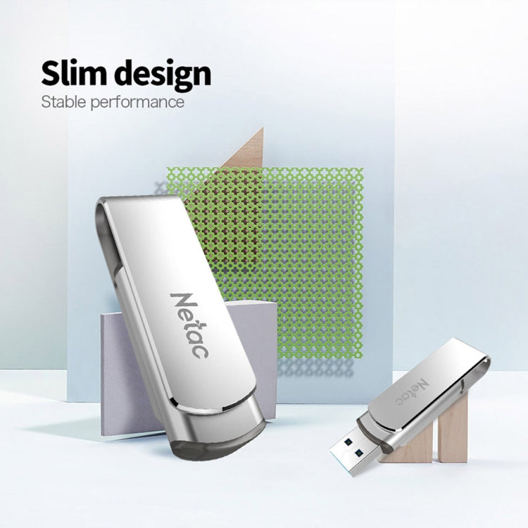Netac U388 Disque Flash USB 3.0 Twister à cryptage sécurisé 64 Go, U388 64GB