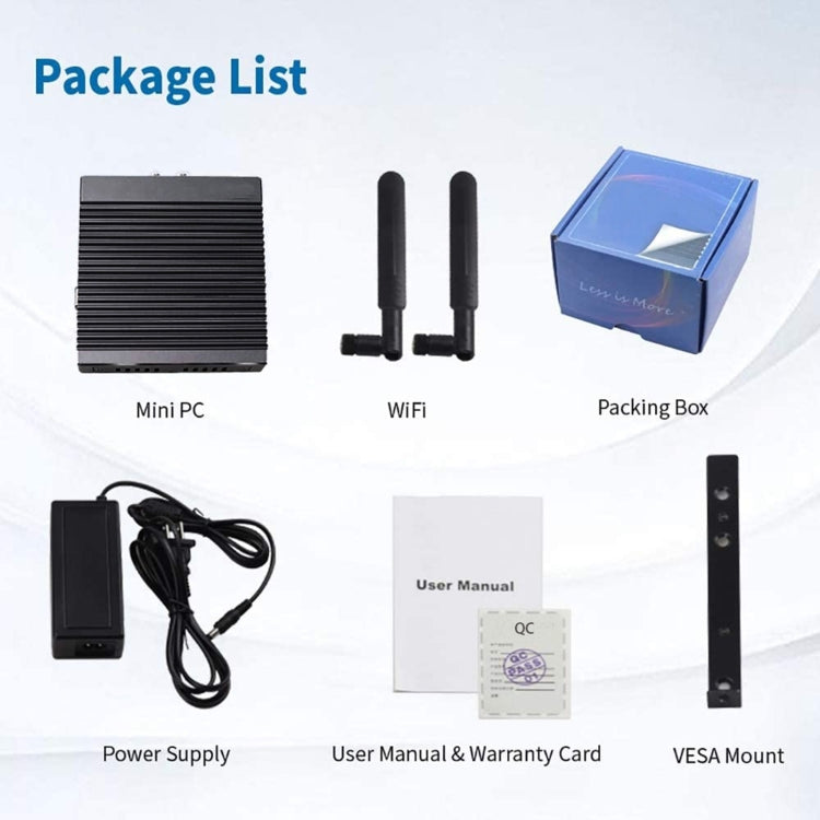 Mini PC Gaming Windows/Linux Intel Celeron 2 Go RAM