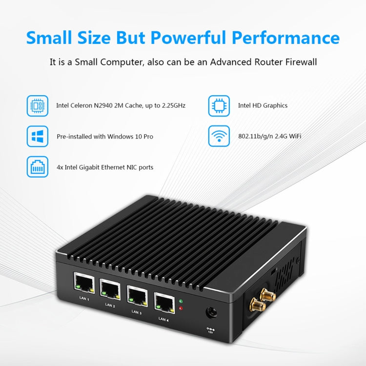Mini PC Gaming Windows/Linux Intel Celeron 2 Go RAM