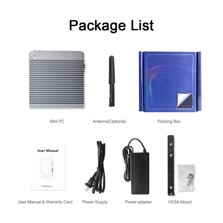 Mini PC Windows/Linux K660S - Intel Quad-Core, 32 GB SSD