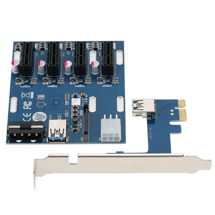 PCI-E 1 to 4 Converter Card for High-Performance Gaming PC