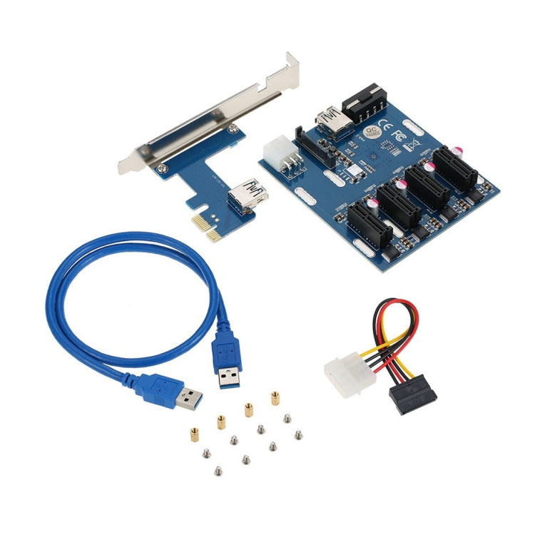 PCI-E 1 to 4 Converter Card for High-Performance Gaming PC