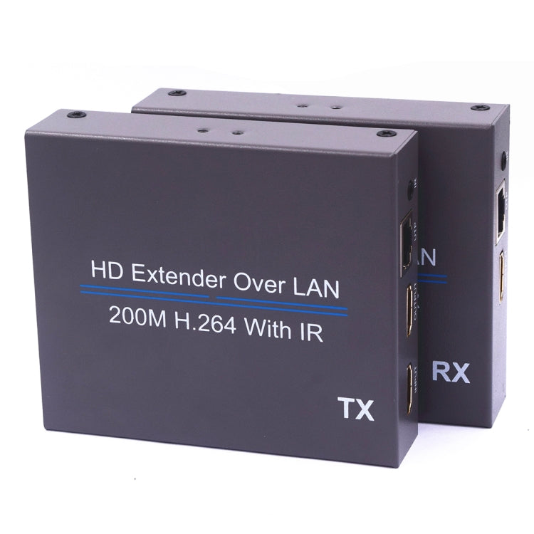 Extension HDMI 200m H.264 pour PC - Émetteur et Récepteur
