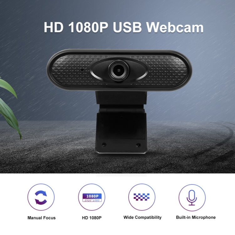 1080P HD USB Webcam with Microphone for PC Gaming