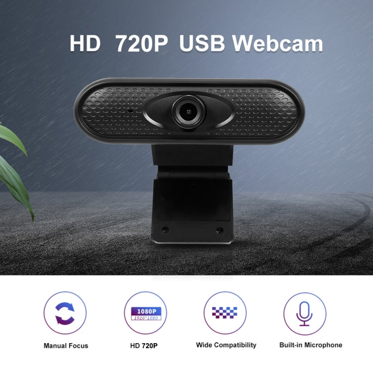 720P USB Webcam with Microphone - Gaming Accessory