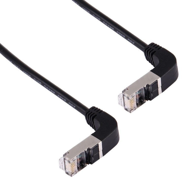 1m Angled RJ45 LAN Network Cable for Gaming PC