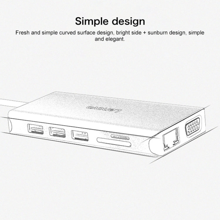 Station d'accueil Lenovo LX0801 Pro Type-C pour PC Gaming