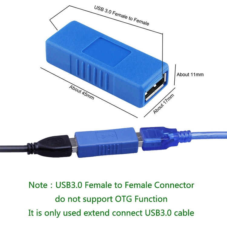 Adaptateur USB 3.0 Type A pour PC - Prolongateur pratique