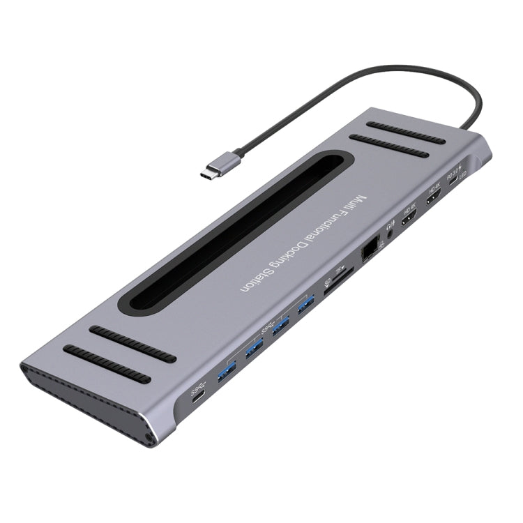 Station d'accueil USB-C 12 en 1 pour PC gaming et