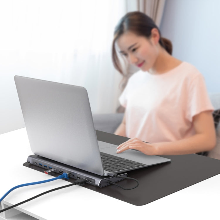 Station d'accueil USB-C 12 en 1 pour PC gaming et