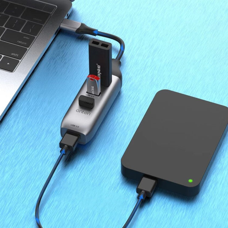 Onten 95118U 4-in-1 USB-C Docking Station for Gaming PCs
