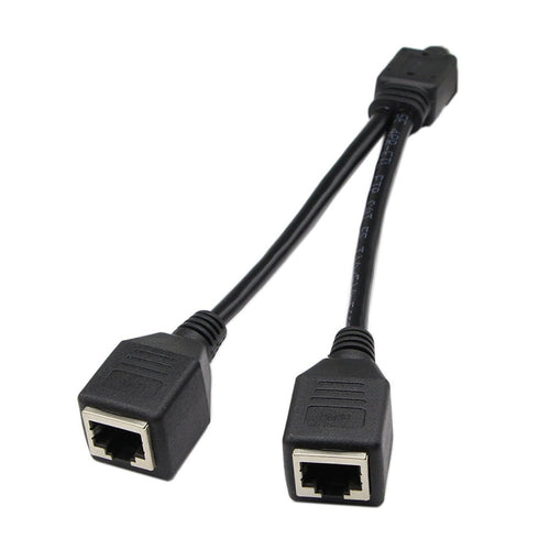 Ethernet LAN RJ45 1 to 2 Way Splitter Connector Adapter - 25cm
