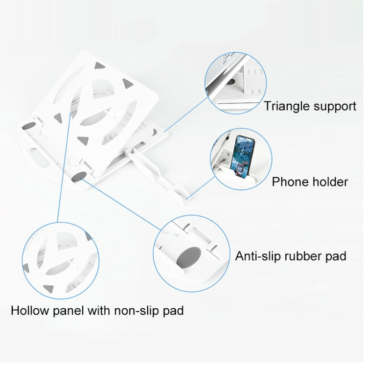 Support PC portable avec dissipateur thermique et support