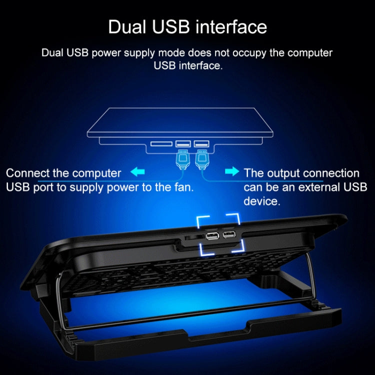 Quiet 6-Fan PC Cooling Stand