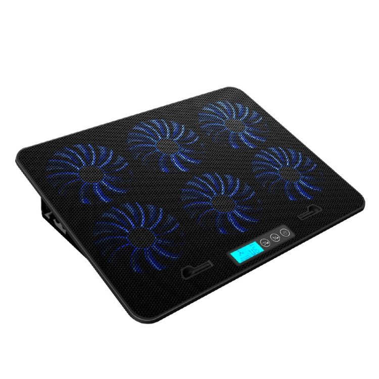 6-Fan Quiet Laptop Cooling Pad