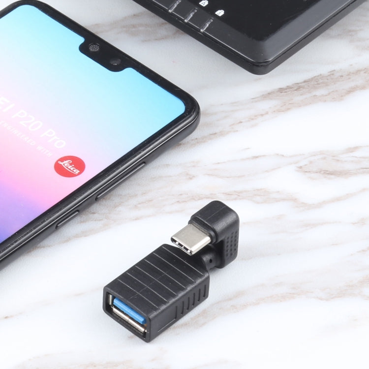 USB-C OTG Angled Adapter for PC and Gaming 3.0
