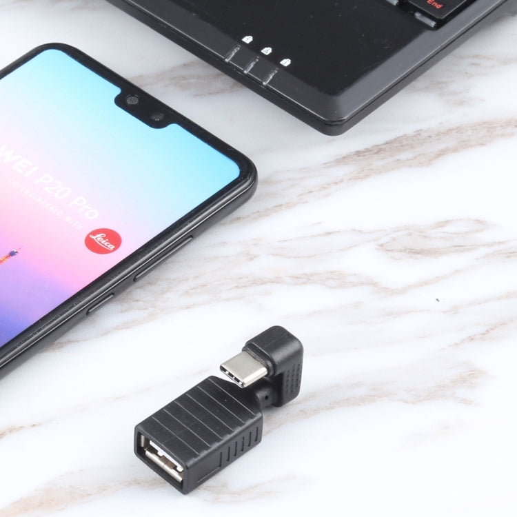 Adaptateur OTG USB-C coudé pour accessoires gaming PC