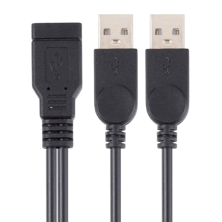 Câble USB femelle vers 2 mâles - Accessoire Gaming 30 cm
